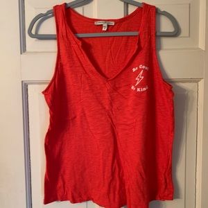 Hot pink Express tank top